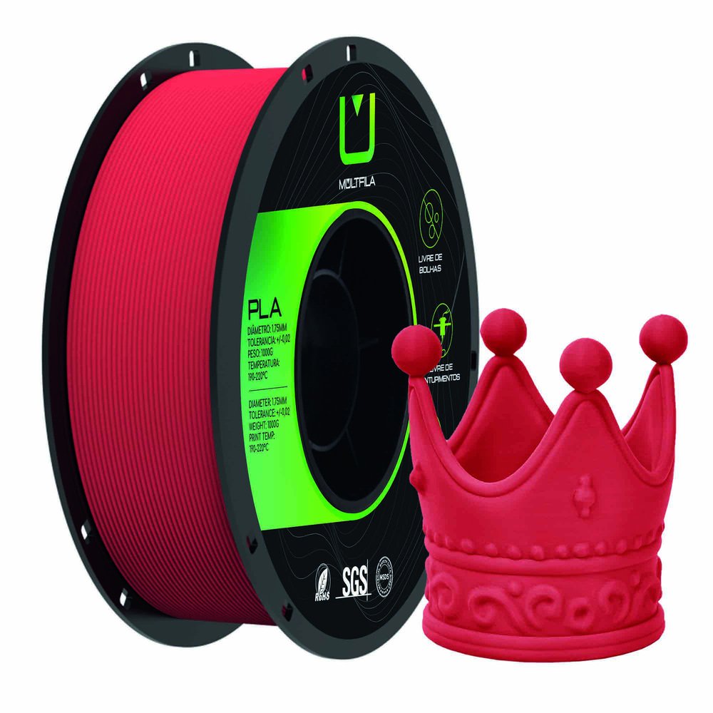 Pla Matte Vermelho