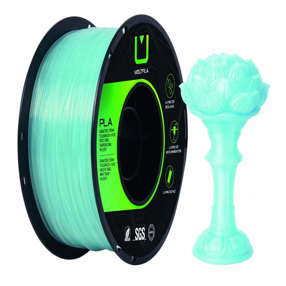 Pla Translucido Azul Claro